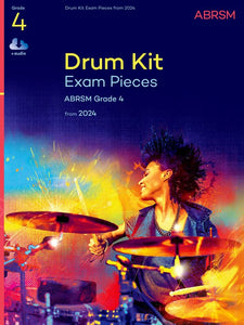 ABRSM Drum Kit Exam Pieces from 2024 Grade 4