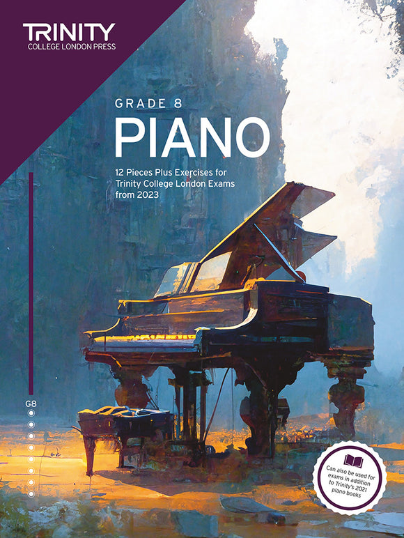 TCL Piano Grade 8 Exam Pieces Plus Exercises From 2023 Book Only