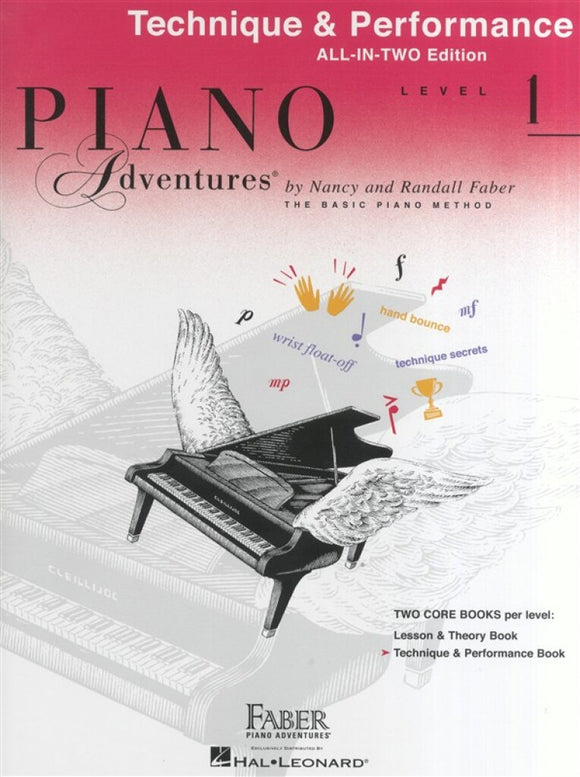 Piano Adventures All-in-Two Level 1 Technique and Performance