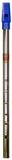 Flageolet Tin Whistle in Bb - Nickel Plated