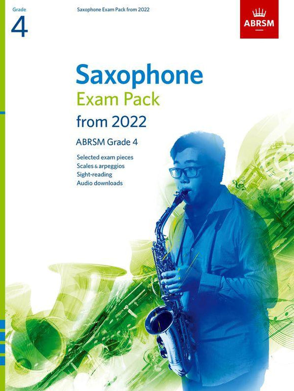 ABRSM Saxophone Exam Pack Grade 4 from 2022