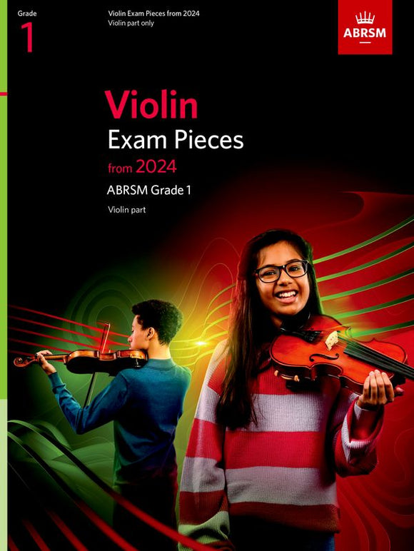 ABRSM Grade 1 Violin Exam Pieces from 2024 Part Only