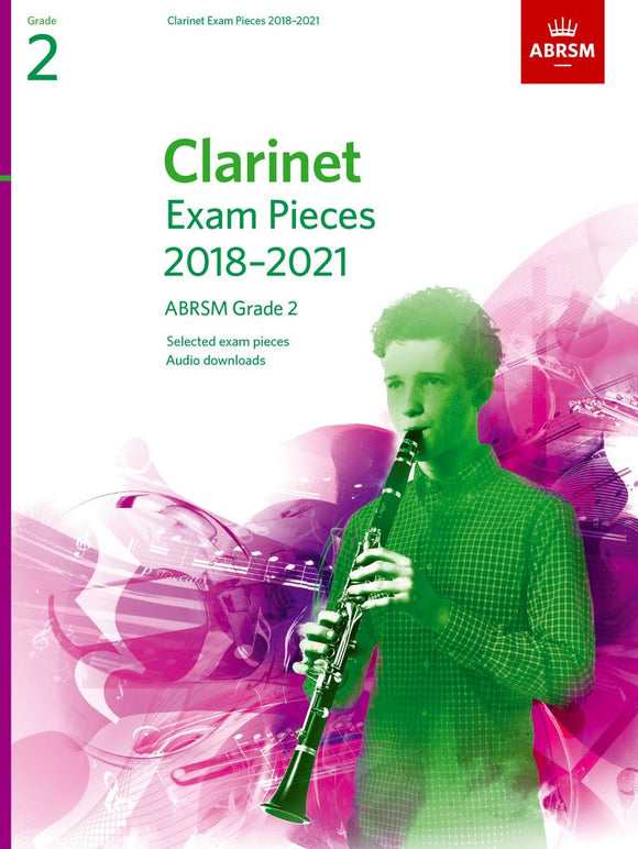 ABRSM Clarinet Exam Pieces Grade 2 2018 to 2021 Score and Part