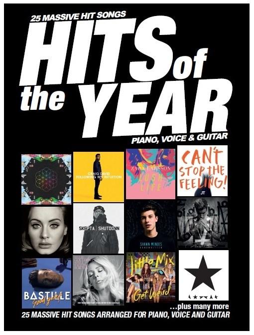 Hits Of The Year 25 Massive Hit Songs for Piano Voice and Guitar