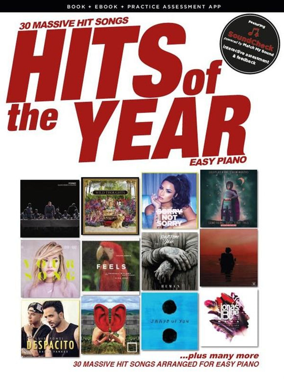 Hits of the Year 2017 for Easy Piano