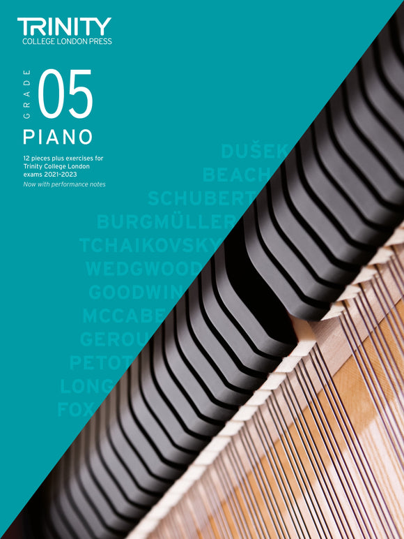 Trinity Piano Grade 5 2021 to 2023 Book Only
