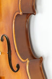 Newington Model II violin outfit including case and bow detail