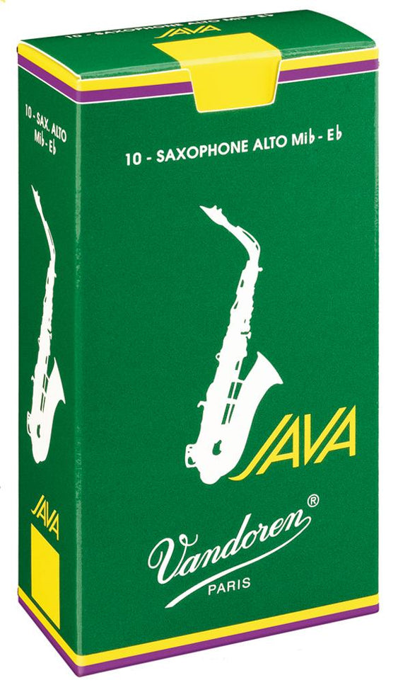 Vandoren Java Alto Sax Reed - Strength 3 5 in a in a box of 10 reeds