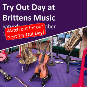 Another Great 'Try Out Day' at Brittens Music in Tunbridge Wells
