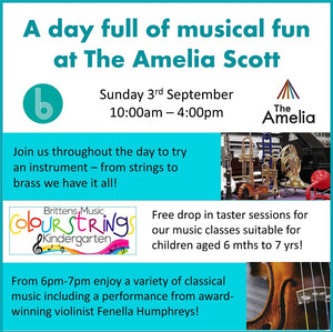 A Day of Musical Fun at The Amelia Scott in Tunbridge Wells (EVENT COMPLETED)