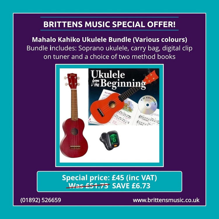 Brittens Music Special Offer - Mahalo Ukulele Bundle