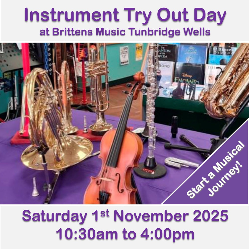 Musical Instrument Try Out Day at Brittens Music