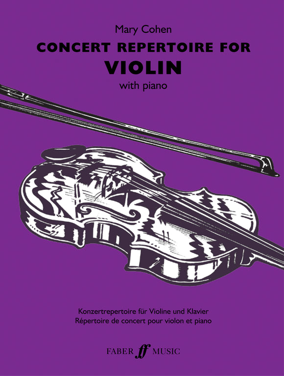 Mary Cohen Concert Repertoire For Violin And Piano