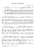 Squire Danse Rustique Op 20 No.5 For Cello And Piano