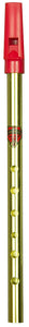 Flageolet Tin Whistle in G  - Nickel Plated