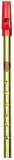 Flageolet Tin Whistle - Nickel Plated or Lacquered brass Finish