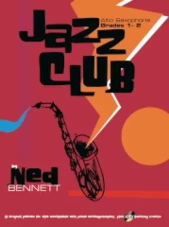 Jazz Club Grades 1 and 2 for Alto Sax Book and Audio Downloads