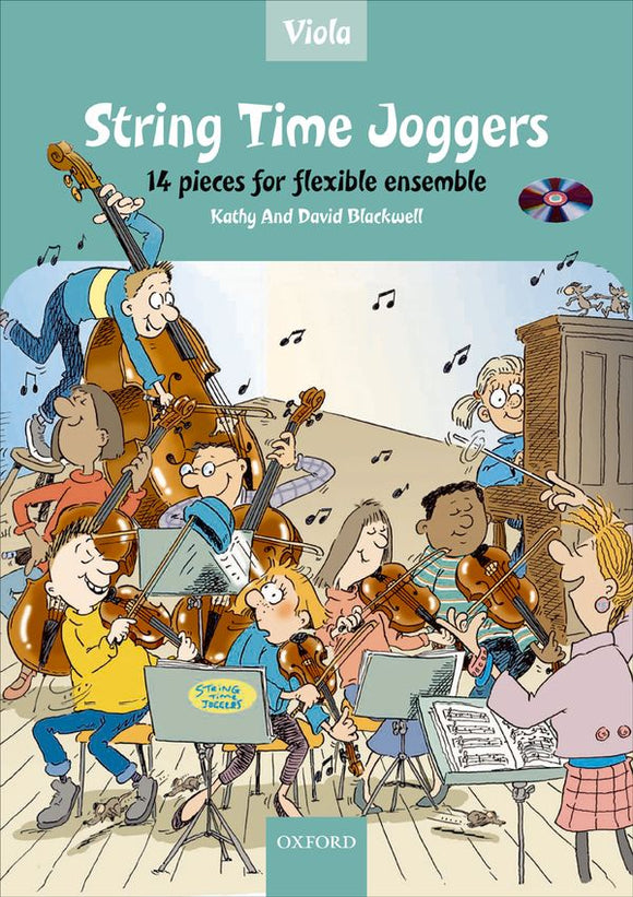 String Time Joggers Viola Book 14 Pieces For Flexible Ensemble With Cd