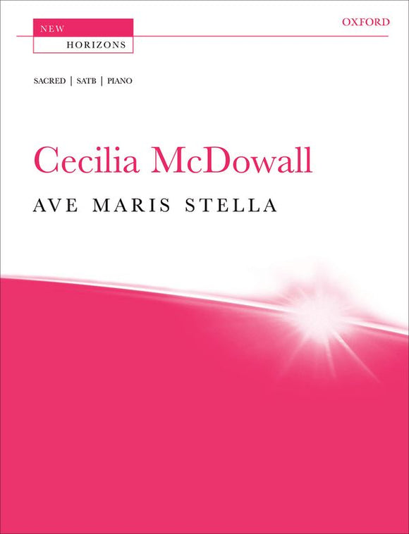 McDowall Ave Maris Stella SATB Piano VS