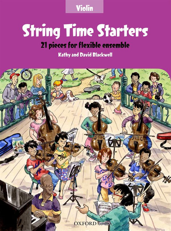 String Time Starters Violin Book 21 Pieces For Flexible Ensemble With Cd