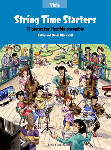 String Time Starters Viola Book 21 Pieces For Flexible Ensemble With Cd