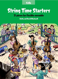String Time Starters Cello Book 21 Pieces For Flexible Ensemble With Cd