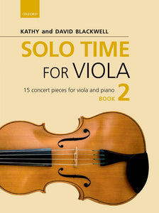 Solo Time For Viola Book 2 With Cd And Piano Accompaniment