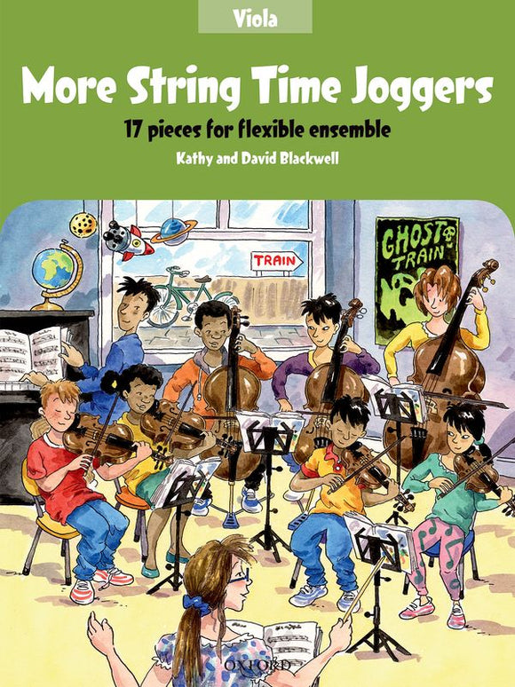 More String Time Joggers Viola Book 17 Pieces For Flexible Ensemble With Cd
