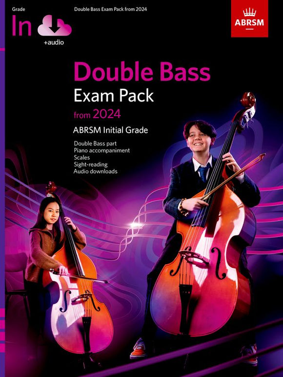 ABRSM Double Bass Initial Grade Exam Pack from 2024