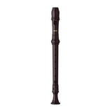 Dark Aulos 303 recorder on a white background