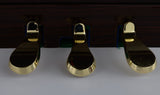 DU115 Danemann Upright Piano - brass colour pedals