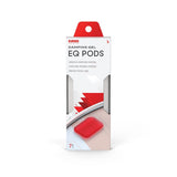 Packaging of Evans EQ Pods damping gel on a white background