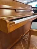 Kawai CL5 Upright Piano in walnut finish side view