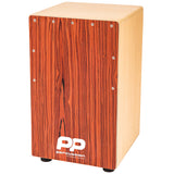 Performance Percussion Cajon With Padded Carry Bag Light/Dark Wood