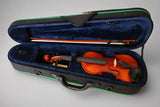 Sandner SV-1 Violin and bow in an open case