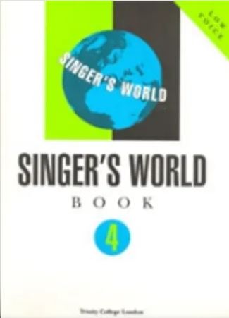 TCL Singers World Book 4 Low Voice Piano