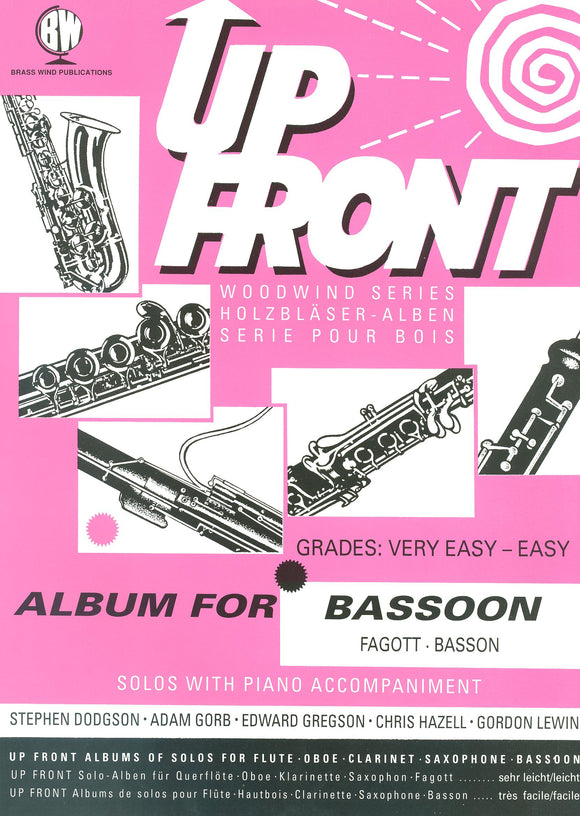 Up Front Album For Bassoon With Piano Accompaniment
