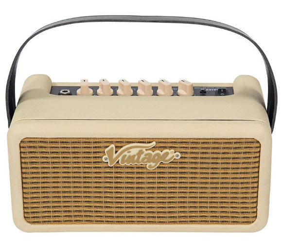 Vintage Retro 15w Guitar Amplifier with DSP ~ Vintage White