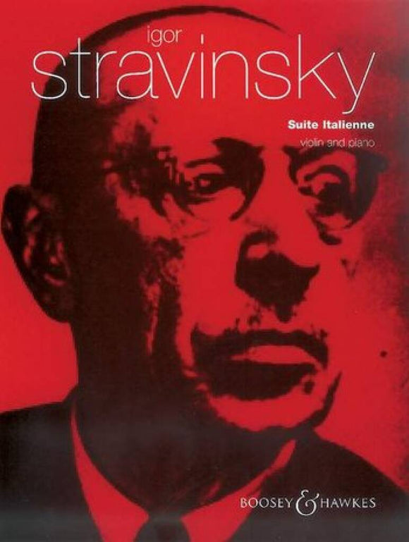 Stravinsky Suite Italienne From Pulcinella For Violin And Piano
