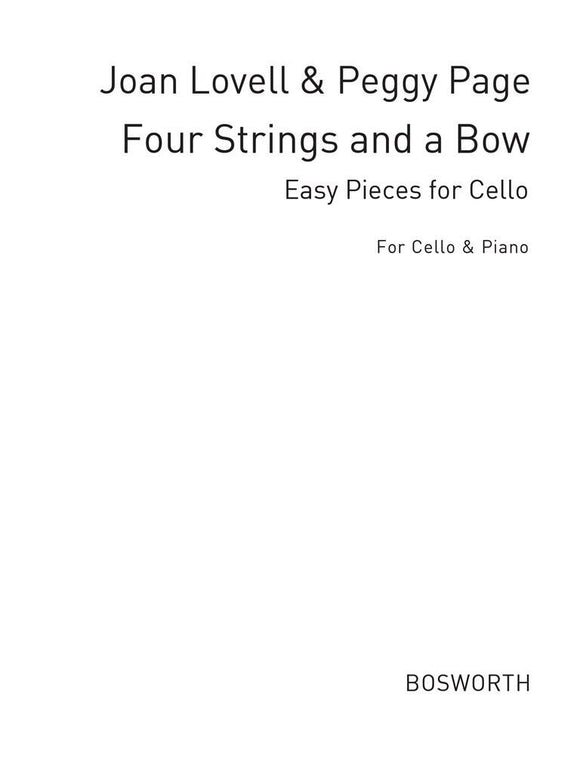 Lovell Page Four Strings And A Bow For Cello And Piano Book 1