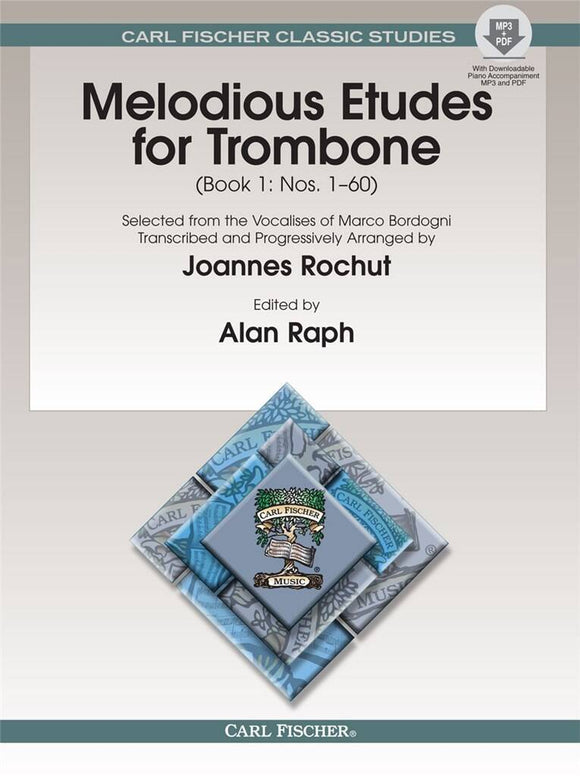 Bordogni Melodious Etudes For The Trombone Book 1