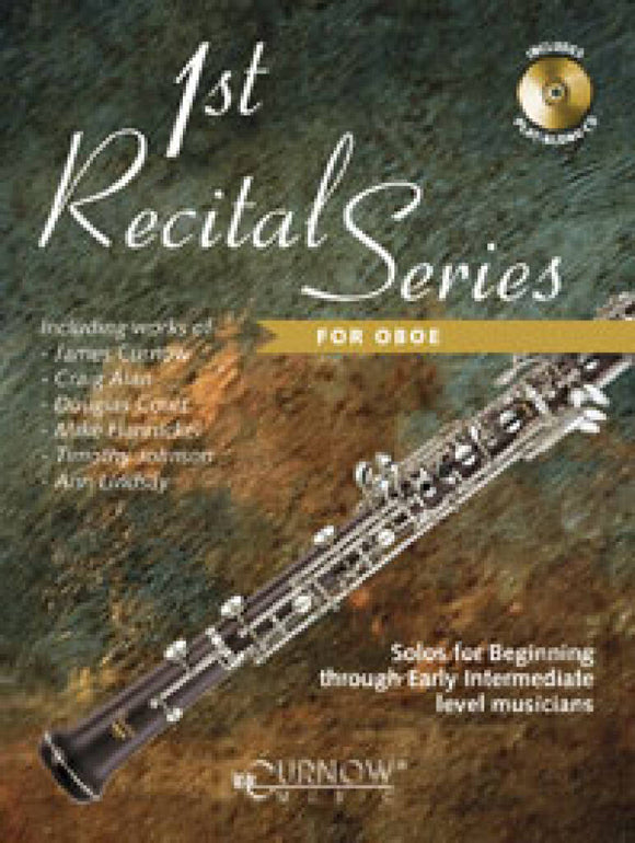 1st Recital Series Oboe Bk Cd