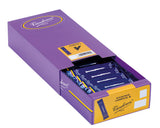 Purple box of 50x Vandoren Traditional Bb clarinet reeds, Strength 2.0, with yellow label on a white background