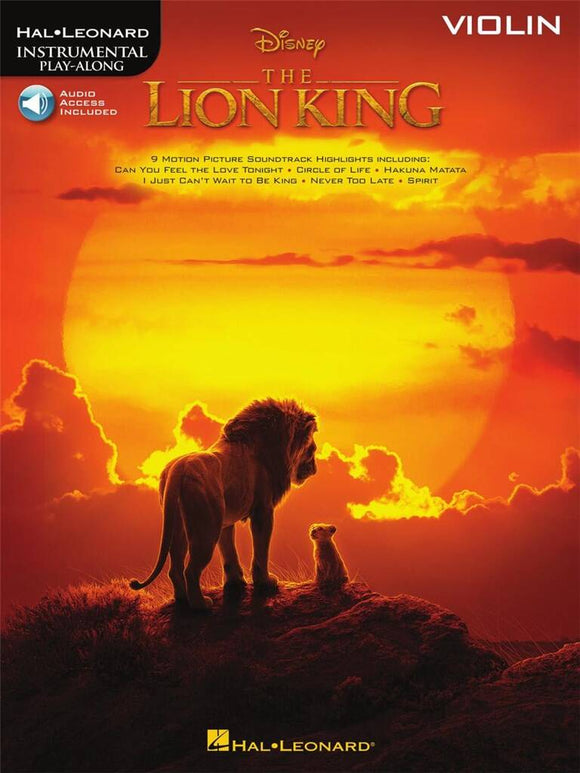 The Lion King for Violin Book and Online Audio
