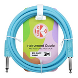 Kirlin Pastelpop Guitar Cable 10ft - Atlantic Tide
