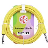 Kirlin Pastelpop Guitar Cable 10ft - Lemon Essence
