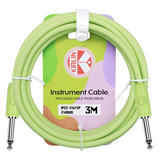 Kirlin Pastelpop Guitar Cable 10ft - Sweet Pistachio