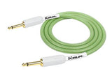 Kirlin Fabric Gel Guitar Lead 10' Straight to Straight Green