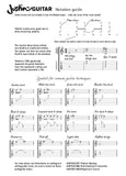 Justinguitar.Com Manuscript Pad - Tab and Standard Notation