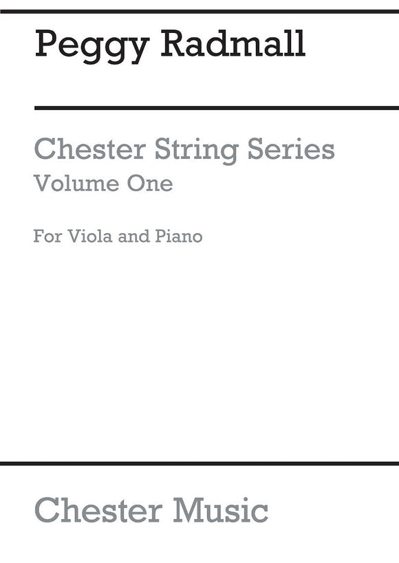 The Chester String Series Viola Book 1 Arranged Radmall